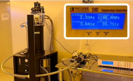 干式緊湊型顯微低溫恒溫器系統(tǒng)安裝成功